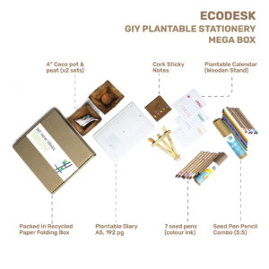 EcoDesk GIY Plantable Stationery Mega Box