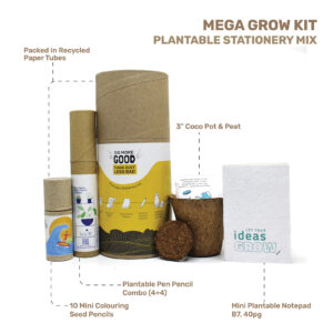 Mega Grow Kit Plantable Stationery Mix