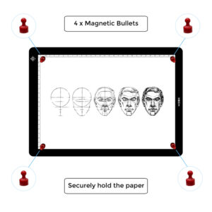 MAGNETIC X-BOARD A4 SIZE