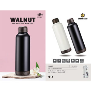 Hot & Cold Sports Bottle – WALNUT